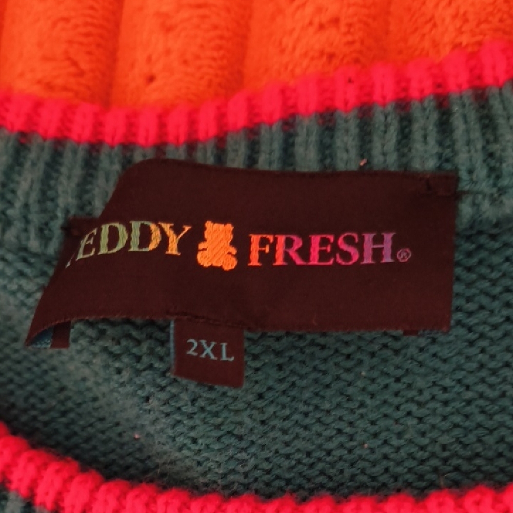 Teddy Fresh Teal Crewneck Sweater - Picture 4 of 7